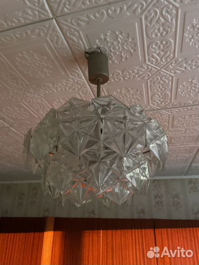 Люстра хрустальная СССР Искра