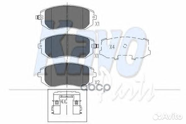 Колодки тормозные subaru forester 01/impreza 0