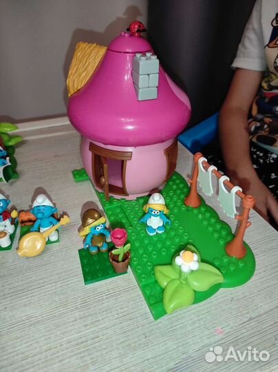 Конструктор Mega bloks Смурфики