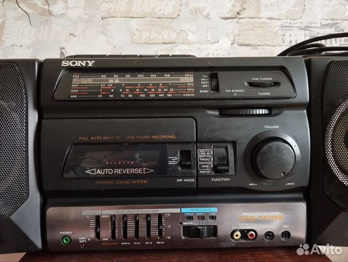 Музыкальный центр sony