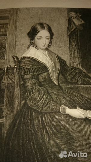 Учитель, литография 19 век