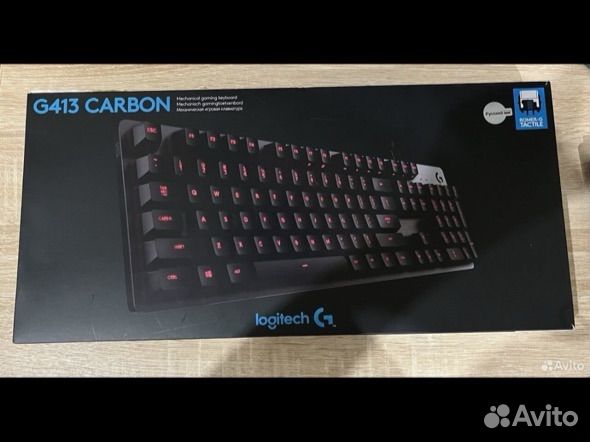 Игровая клавиатура logitech g413 carbon
