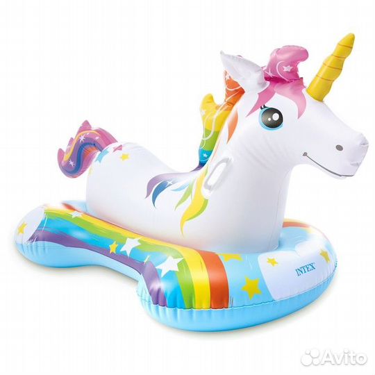 Плот для плавания «Единорог», 163 х 86 см
