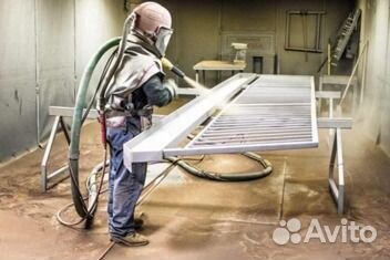 Пескоструйная обработка, порошковая покраска