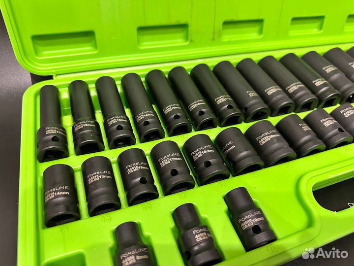 Набор ударных головок 1/2 для гайковерта