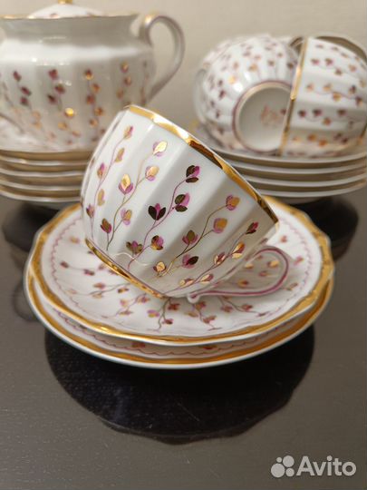 Чайный сервиз Вербилки СССР