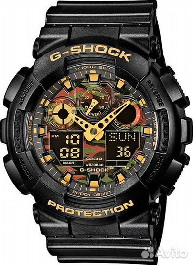 Японские наручные часы Casio G-shock GA-100CF-1A9