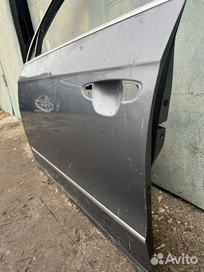 Дверь передняя левая VW Passat B6 серая