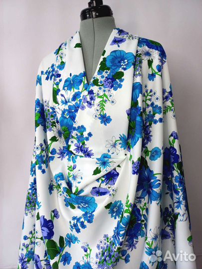 Ткань вискоза новая плательная блузочная 2м