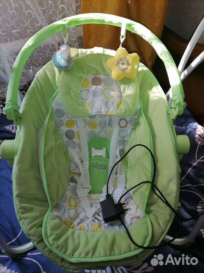 Детские качели-шезлонг электронные