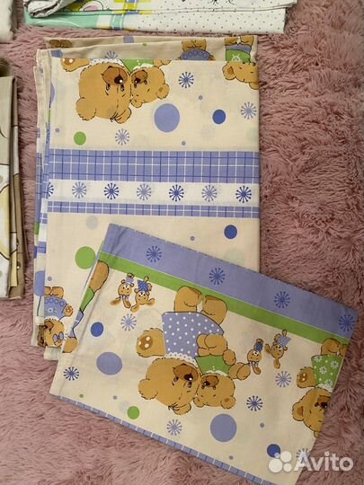 Постельное белье в детскую кроватку