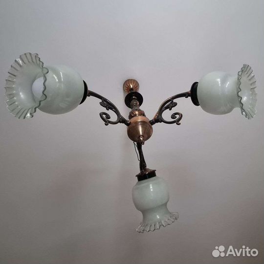 Светильник подвесной люстра винтаж