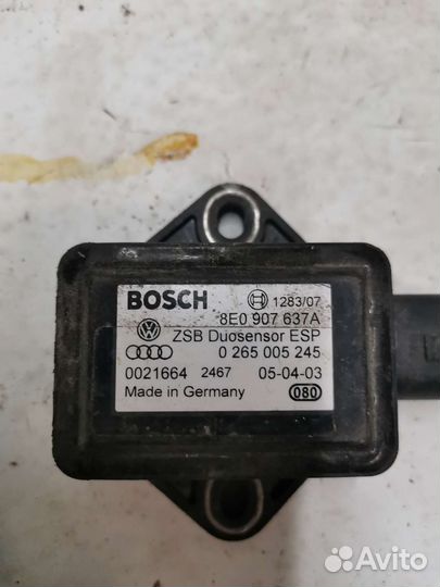 0265005245 bosch Датчик ускорения audi vw