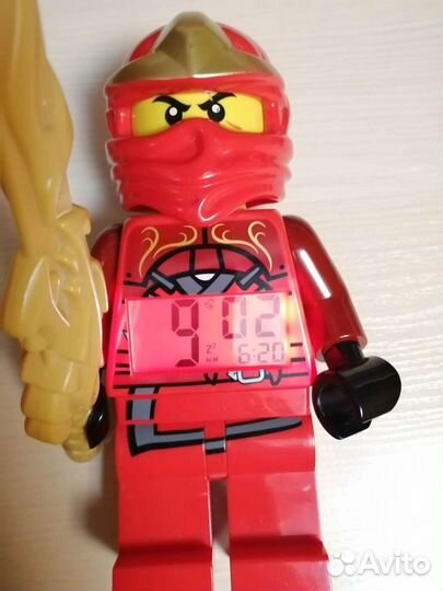 Lego Ninjago часы-будильник