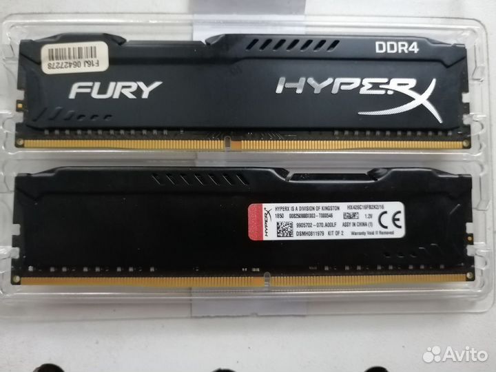 16гб Оперативная память 2 по 8 гб DDR4 2666 мгц