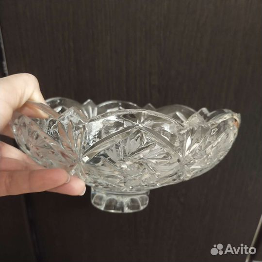 Вазы хрустальные