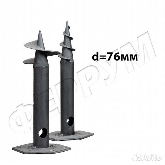 Свая винтовая св76Л30