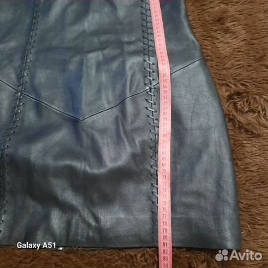 Сарафан из натуральной кожи