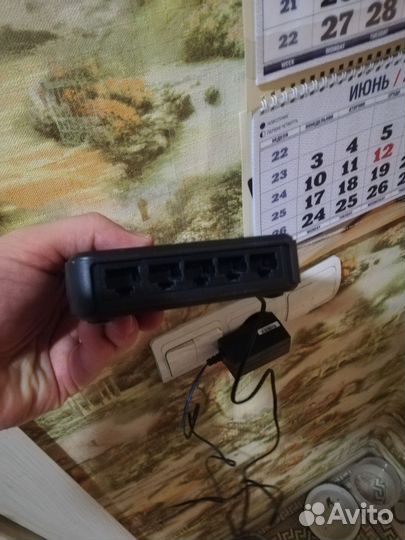 Коммутатор d link des 1005a