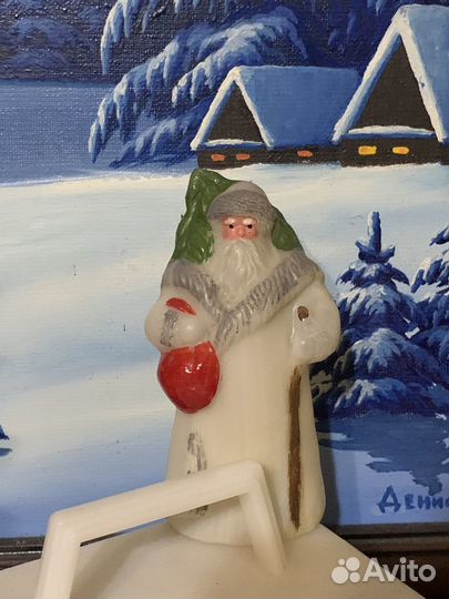 Дед Мороз Елочная игрушка СССР