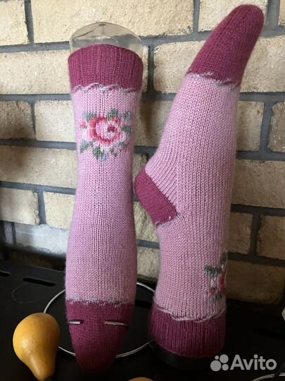 Носки вязаные ручной работы женские
