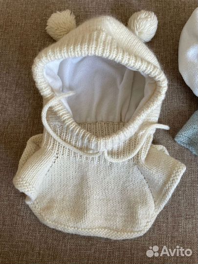 Шапка шлем для девочки зимняя 3-5 лет