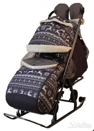 Санки коляска Галактика 1-1