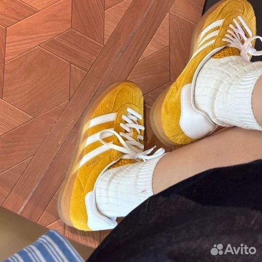 Кроссовки Adidas Gazelle Indoor Yellow Gum