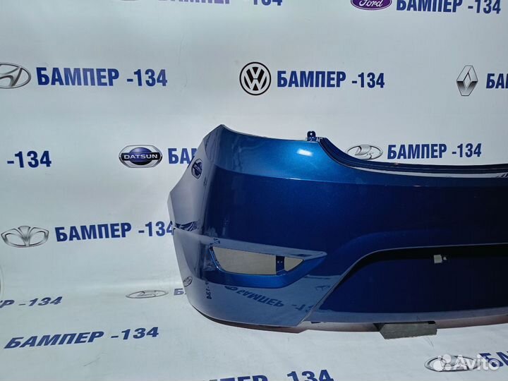 Бампер задний hyundai solaris 1 хэтчбек синий WGM