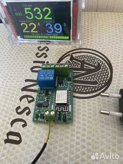 Монитор качества воздуха со2