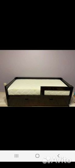 Детская кровать от 3 лет с матрасом бу