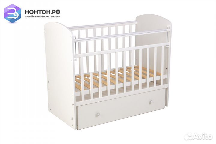 Кроватка детская Фея 750 белая