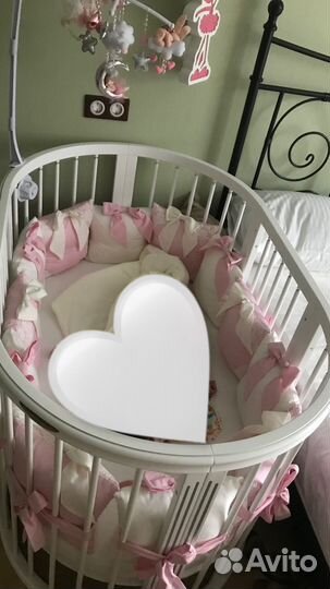 Бортики подушки в детскую кроватку