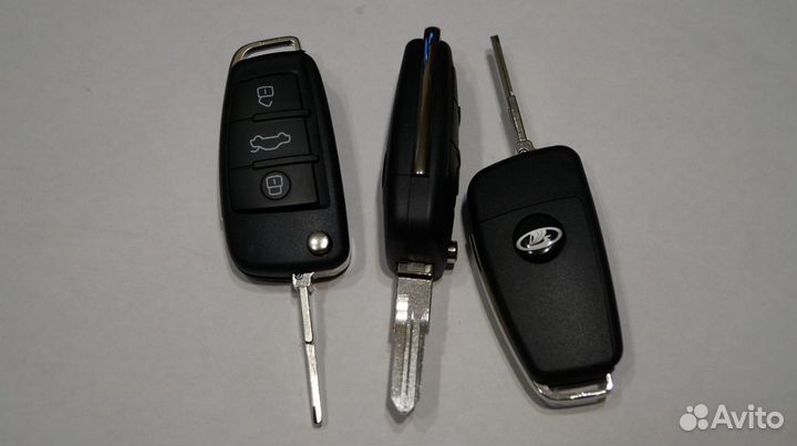Ключ зажигания Лада Гранта FL выкидной Ауди стиль