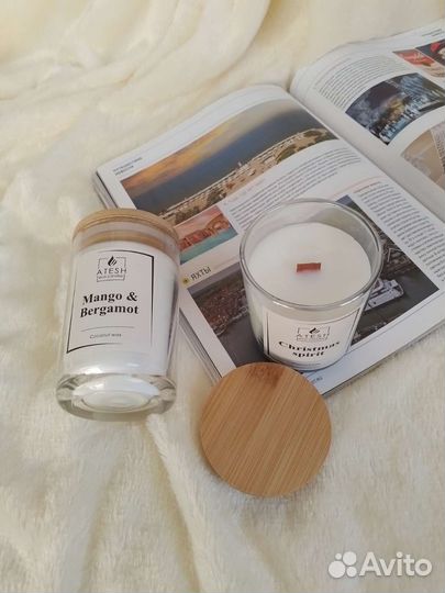 Восковые ароматические свечи