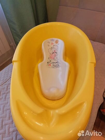 Ванночка для купания с горкой