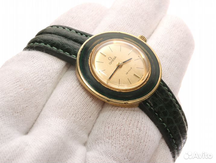 Omega deVille Часы Механика Швейцария Винтаж