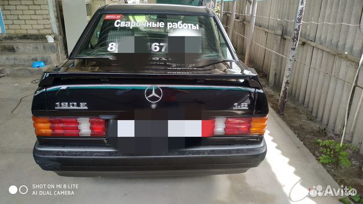 Спойлер Hella мерседес w201