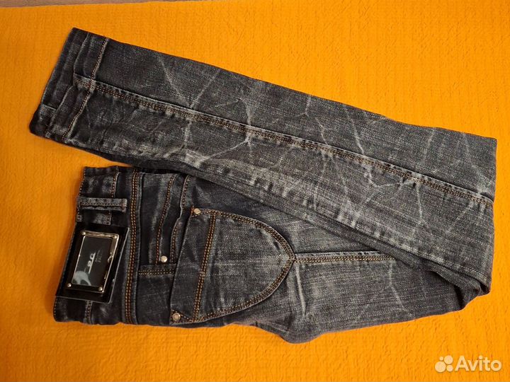 Джинсы серые скинни низкая посадка р.28