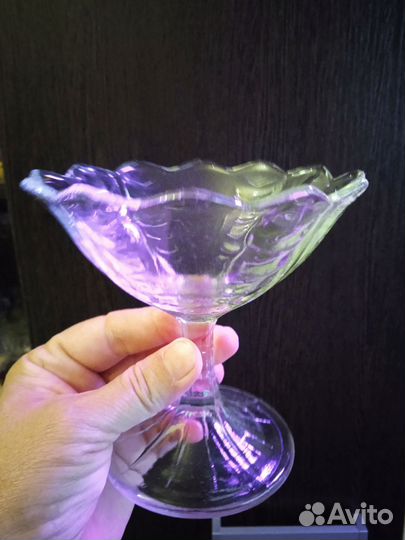 Конфетница - креманка. СССР. Стекло. Неман