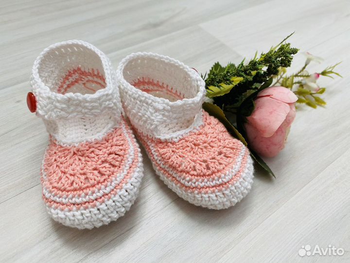 Вязаные пинеточки и носочки
