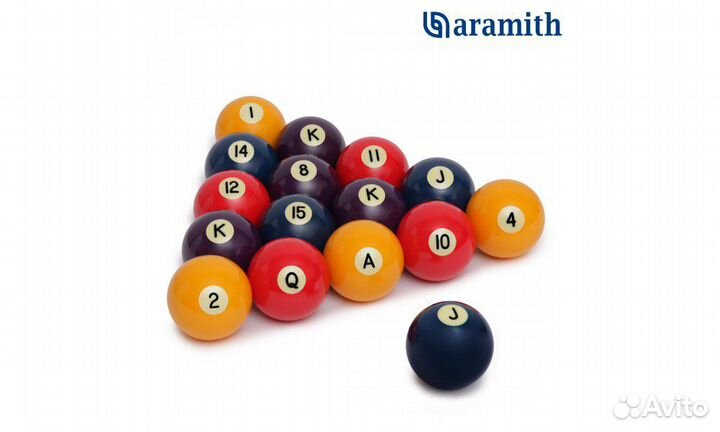 Шары Aramith Poker Pool 57,2мм