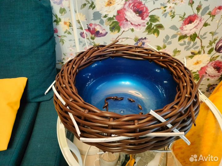 Гнездо из ротанга