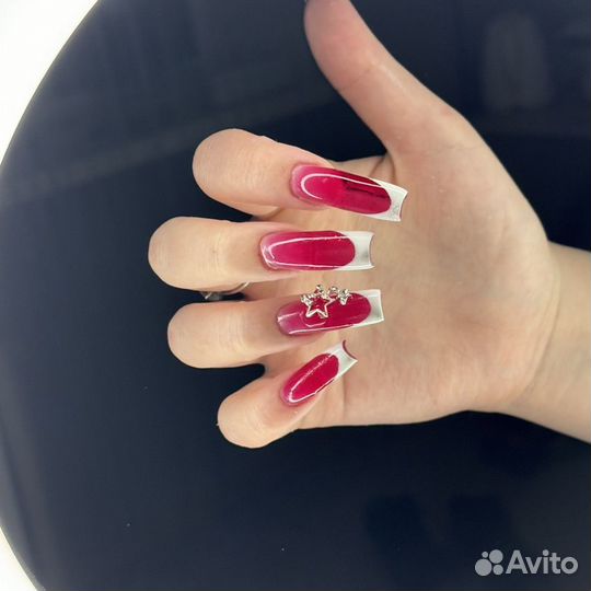 Маникюр наращивание