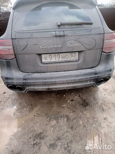 Задний бампер porsche cayenne 957 turbo