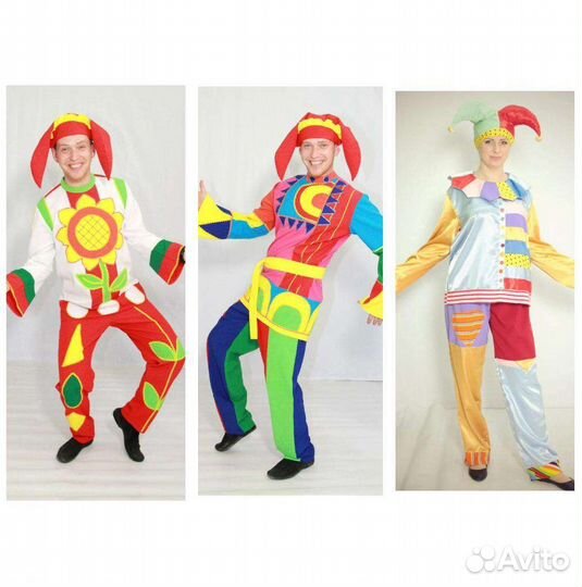 Карнавальный костюм скоморох масленица, петрушка
