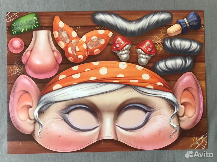 Карнавальная маска для игр по ролям, новая