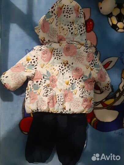 Зимний комбинезон для девочки 80 baby go