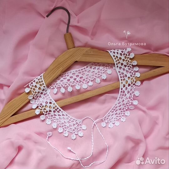 Кружевной воротник ручной работы