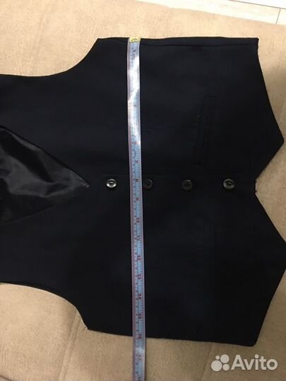 Жилет темно-синий школьный